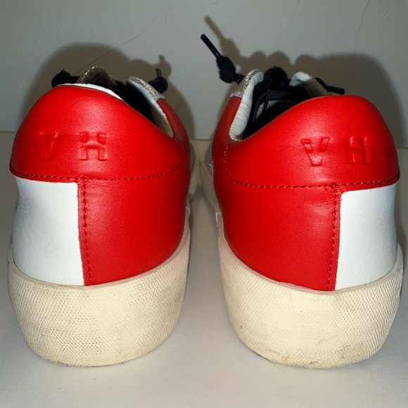 VINTAGE HAVANA KAY SNEAKERS RED & SILVER W/BLACK STAR with box SZ 7 - Picture 8 of 10